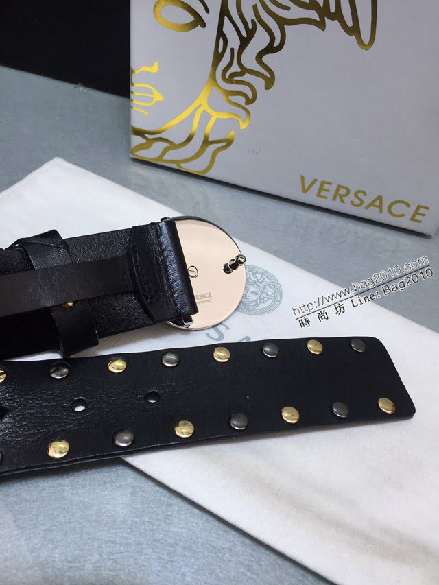 VERSVE男士皮帶 範思哲高端時尚皮帶 範思哲Versace美杜莎頭像裝飾  jjp1290